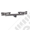 Tube Bumper, Rear, 3 Inch, Hitch; 87-06 Jeep Wrangler YJ/TJ
