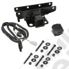 Trailer Hitch Kit, Jeep Logo; 07-18 Jeep Wrangler JK