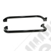 Tube Side Step Kit, Round, 3 Inch, Black; 97-06 Jeep Wrangler TJ
