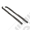Tube Side Step Kit, Round, 3 Inch, Black; 15-18 Jeep Renegade BU