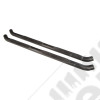 3-Inch Round Side Step, Blk; 18-20 Wrangler JL, 4Dr