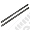 Kit marches pieds tubulaire ovale noir pour Jeep Gladiator JT