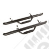 Spartan Nerf Bar Kit, Textured Black; 07-11 Jeep Wrangler JK, 2 Door