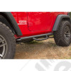 Spartan Nerf Bar Kit, Textured Black 07-11 Jeep Wrangler JK, 2 Door