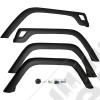 Fender Flare Kit, 4 Piece, Factory Style; 97-06 Jeep Wrangler TJ