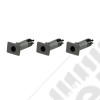 Half Door Insert Kit, Gray; 87-06 Jeep Wrangler YJ/TJ