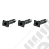 Half Door Insert Kit, Black; 87-06 Jeep Wrangler YJ/TJ