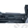 Half Door Armrest Kit, Black; 87-06 Jeep Wrangler YJ/TJ