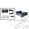 Body Tub Kit, Reproduction, Steel; 72-75 Jeep CJ5