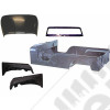 Body Tub Kit, Reproduction, Steel; 55-68 Jeep CJ6