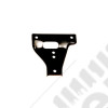Bumper Gusset, Front, Right, Upper; 41-45 Willys MB/Ford GPW