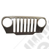 Grille Overlay, Chrome; 97-06 Jeep Wrangler TJ
