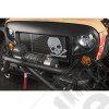 Spartan Grille Kit, Skull; 07-18 Jeep Wrangler JK