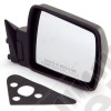 Door Mirror, Right, Manual, Black; 84-96 Jeep Cherokee XJ