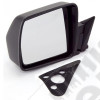 Door Mirror, Left, Manual, Black; 84-96 Jeep Cherokee XJ