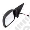Door Mirror, Left, Power, Black; 02-04 Jeep Liberty KJ