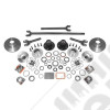 Axle Locking Hub Conversion Kit, Manual; 84-06 YJ/TJ/XJ, for Dana 30