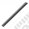 Door Glass Seal, Rear, Right, Inner; 07-18 Jeep Wrangler JKU, 4 Door