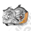 Headlight Assembly, Left, No Fog Lights; 05-10 Grand Cherokee/Liberty