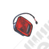 Tail Light Assembly, Left, Black; 76-80 Jeep CJ