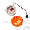 Parking Light Assembly, Amber; 76-86 Jeep CJ