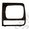 Headlight Bezel, Left, Black; 97-01 Jeep Cherokee XJ