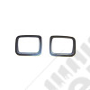 Headlight Bezel Kit, Black; 87-95 Jeep Wrangler YJ