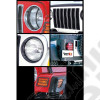 Euro Guard Kit, Black, 17 Piece; 97-06 Jeep Wrangler TJ
