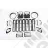 Euro Guard Kit, Black, 17 Piece 97-06 Jeep Wrangler TJ