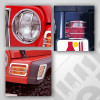 Euro Guard Kit, Stainless Steel, 8 Piece; 97-06 Jeep Wrangler TJ