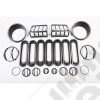 Euro Guard Kit, Black, 19 Piece 07-18 Jeep Wrangler JK