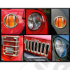 Euro Guard Kit, Chrome, 18 Piece; 07-18 Jeep Wrangler JK/JKU