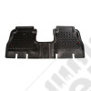 Floor Liner, Rear; Black, 2018-2020 Jeep Wrangler JL 4 Dr