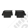 Floor Liner, Rear; Black, 2018-2020 Jeep Wrangler JL 2 Dr