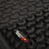 Floor Liner, Front/Rear Black, 2018-2020 Jeep Wrangler JL 4 Dr