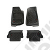 Floor Liner Kit, Blk, F/R; 18-20 Wrangler JL, 2Dr
