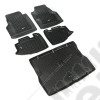 All Terrain Floor Liner Set, Black; 97-06 Jeep Wrangler TJ