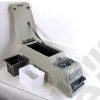 Center Console, Ultimate, Locking, Gray; 76-95 Jeep CJ/Wrangler YJ