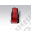 Seat Cover Kit, Front, Neoprene, Red; 97-02 Jeep Wrangler TJ