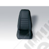 Seat Cover Kit, Front, Neoprene, Black; 91-95 Jeep Wrangler YJ