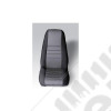 Seat Cover Kit, Front, Neoprene, Gray; 76-90 Jeep CJ/Wrangler YJ