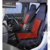 Seat Cover Kit, Front, Neoprene, Gray; 03-06 Jeep Wrangler TJ