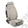 Seat Protector Kit, Fabric, Gray; 76-06 Jeep CJ/Wrangler YJ/TJ