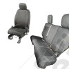 Elite Ballistic Seat Cover Kit; 11-18 Jeep Wrangler JKU, 4 Door
