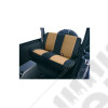 Seat Cover Kit, Rear, Fabric, Tan; 97-02 Jeep Wrangler TJ