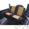 Seat Cover Kit, Rear, Fabric, Tan; 03-06 Jeep Wrangler TJ