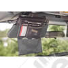 Sun Visor Organizer Kit, Black; 07-09 Jeep Wrangler JK