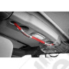 Grab Strap, Rear, Dual, Red; 07-18 Jeep Wrangler JKU