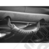 Grab Handle Kit, Rear, Black; 07-18 Jeep Wrangler JKU