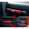 Grab Handle Kit, Red; 07-10 Jeep Wrangler JKU